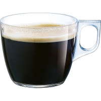 Кружка «Волюто»;стекло;220мл;D=107,H=71мм;прозр.