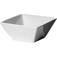 Салатник «Кунстверк» квадратный;фарфор;0,5л;,H=60,L=137,B=137мм;белый