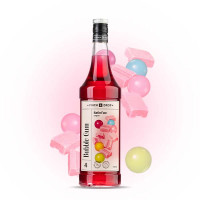 Сироп «Баббл Гам» Pinch&Drop;стекло;1л;D=85,H=330мм;красный