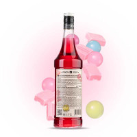 Сироп «Баббл Гам» Pinch&Drop;стекло;1л;D=85,H=330мм;красный