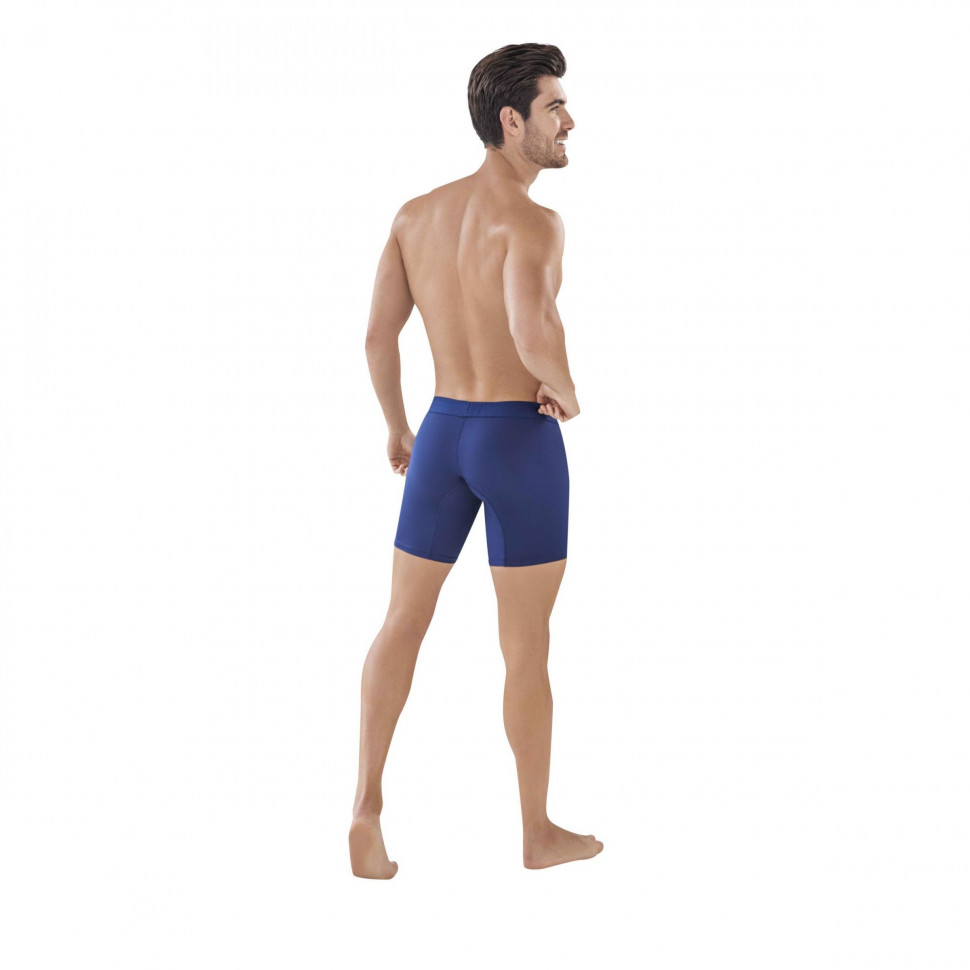 Темно-синие удлиненные трусы-боксеры Classic Match Long Boxer