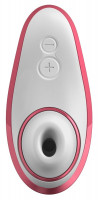 Розовый бесконтактный клиторальный стимулятор Womanizer Liberty