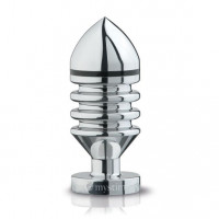 Металлическая анальная пробка Hector Helix Buttplug S - 10 см.