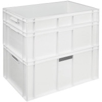 Контейнер для продуктов;полипроп.;23,9л;,H=12,L=60,B=40см;белый
