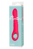 Коралловый вибратор Flox с возвратно-поступательными движениями - 21,5 см.