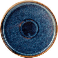 Блюдце «Ирис»;фарфор;D=120/35,H=18мм;голуб.