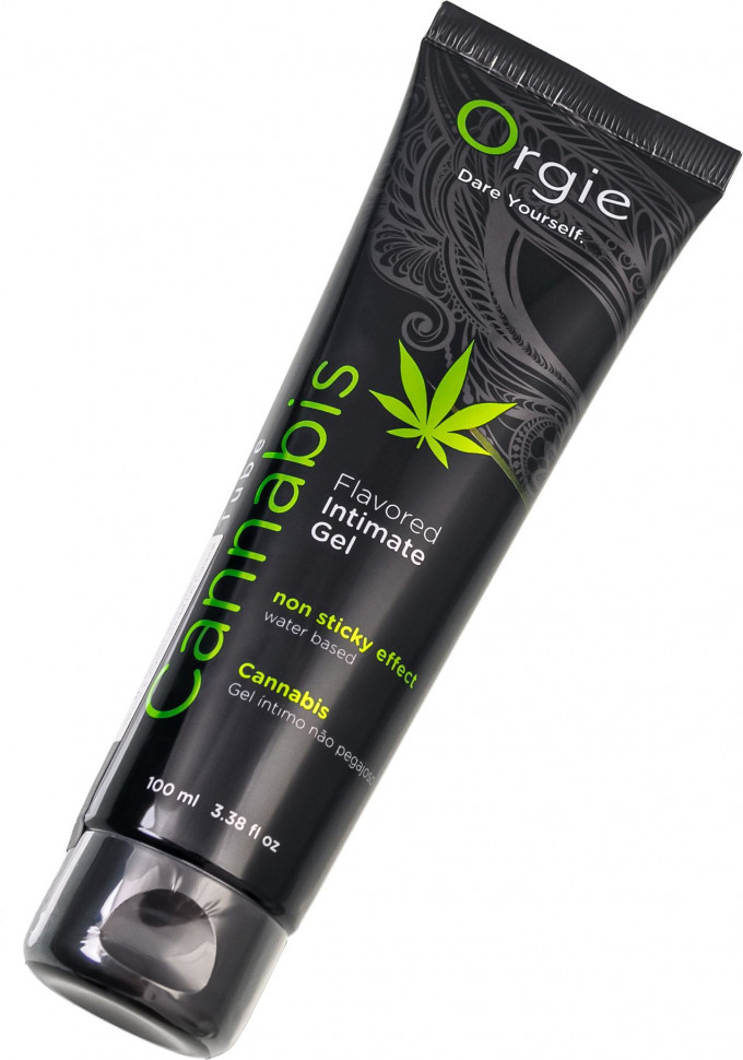 Интимный гель на водной основе ORGIE Lube Tube Cannabis - 100 мл.