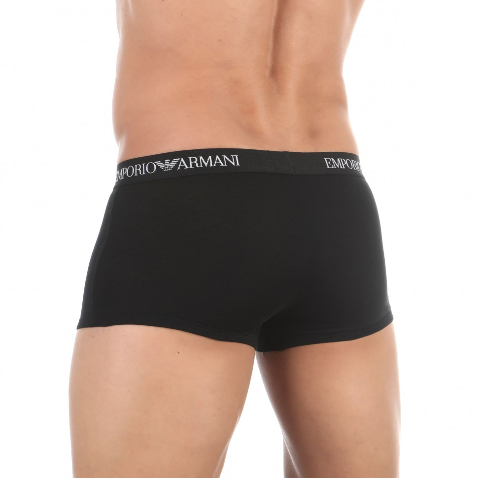 Набор из 3 черных трусов-боксеров Emporio Armani