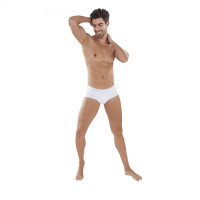 Белые мужские трусы-брифы Caribbean Piping Brief