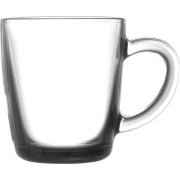 Кружка «Бейзик»;стекло;350мл;D=85,H=95,L=120мм;прозр.