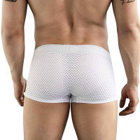 Белые перфорированные трусы-хипсы Clever Ambar Trunks