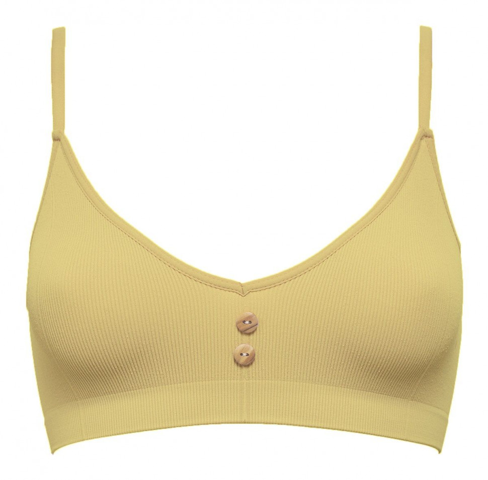 Эко-бюстгальтер в мелкий рубчик Eco-wear