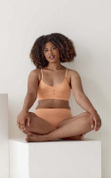 Эко-бюстгальтер в мелкий рубчик Eco-wear