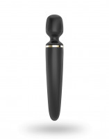 Черный вибратор Satisfyer Wand-er Woman