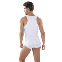 Белая мужская майка Progress Tank-Top