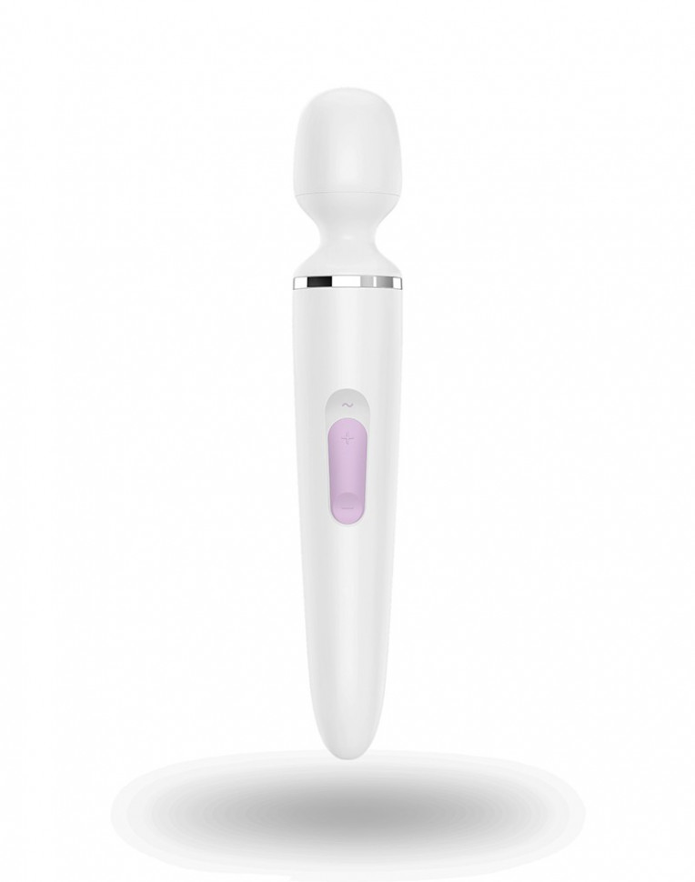Белый вибратор Satisfyer Wand-er Woman