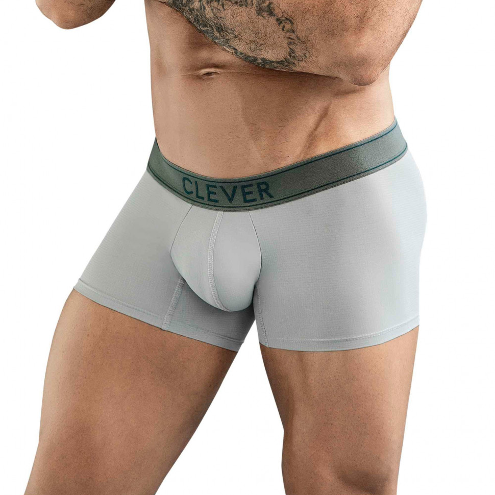 Cерые мужские трусы-хипсы Clever Berna Trunks
