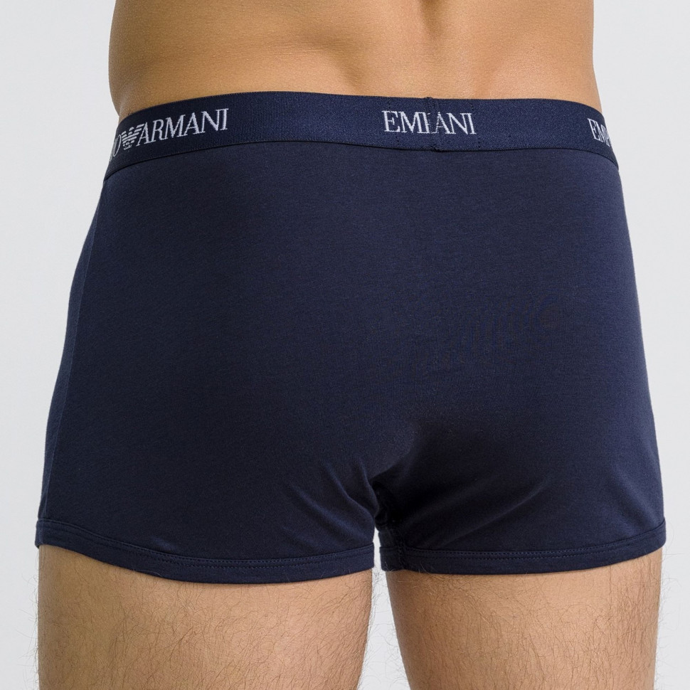 Набор из 3 разноцветных трусов-боксеров Emporio Armani