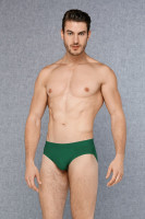 Набор из 3 трусов-брифов Doreanse Basic Cotton: зеленые, бордовые, синие