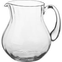 Стеклянный рифлёный кувшин без крышки (объем 1,75 л.)