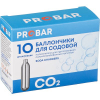 Баллончики для сифона для содовой 8г CO2[10шт];сталь