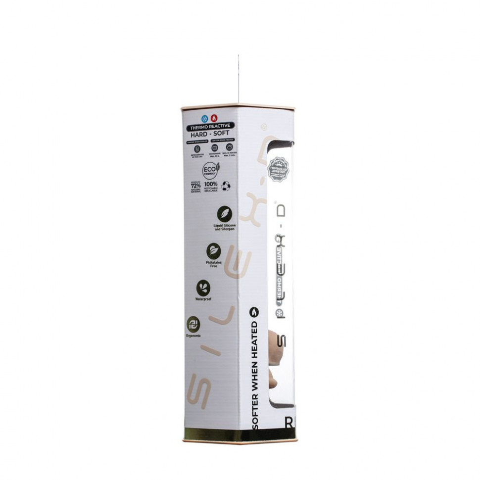 Телесный фаллоимитатор на присоске Real Skin Model 1 - 17,8 см.