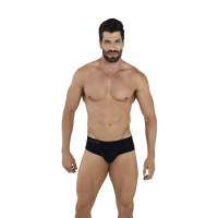 Черные трусы-брифы с эффектом перфорации Zurich Brief
