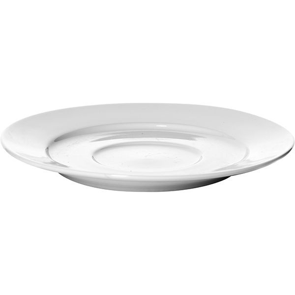 Блюдце для бульонной чашки «Кунстверк» для A7589;фарфор;D=17,5см;белый