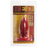 Фистинг - Анальная пробка Red Boy Large 5  Butt Plug - 13,2 см.