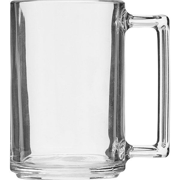 Кружка «Фитнес»;стекло;320мл;,H=11,3см;прозр.
