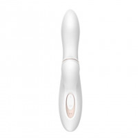 Вибромассажер с вакуумно-волновой клиторальной стимуляцией Satisfyer Pro + G-Spot - 22 см.