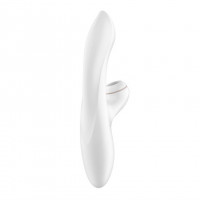 Вибромассажер с вакуумно-волновой клиторальной стимуляцией Satisfyer Pro + G-Spot - 22 см.
