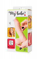 Телесный реалистичный фаллоимитатор My Treasure - 18,5 см.