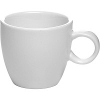 Чашка кофейная «Кунстверк»;фарфор;60мл;D=57,H=55,L=79мм;белый
