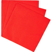Салфетки бумажные «Папирус» 33*33см[300шт];бум. салфет.;,H=12,L=33,B=16,5см;красный