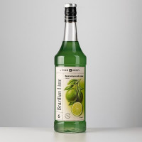 Сироп «Бразильский Лайм» Pinch&Drop;стекло;1л;D=85,H=330мм;зелен.