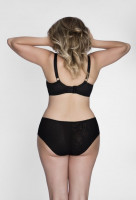 Бюстгальтер с мягкой чашкой plus size из микрофибры и двойной сетки
