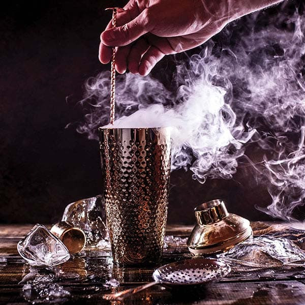 Ложка барная «Пробар» с мадлером;сталь нерж.;,L=25,B=3см;золотой
