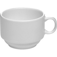 Чашка чайная «Кунстверк»;фарфор;160мл;D=75,H=55мм;белый