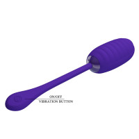 Виброяйцо - Фиолетовое перезаряжаемое виброяйцо Kirk
