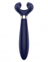 Синий вибромассажер для пар Satisfyer Endless Fun