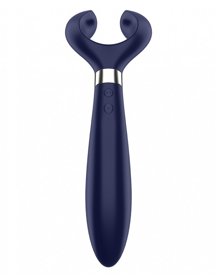 Синий вибромассажер для пар Satisfyer Endless Fun
