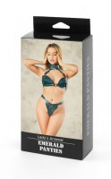 Изумрудные трусики с кольцом для насадок Emerald Panties