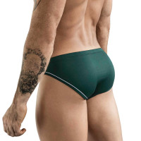 Темно-зеленые мужские трусы-слипы Clever Argovia Brief