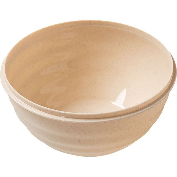 Миска с крышкой;полипроп.;0,85л;D=145,H=60мм;бежев.